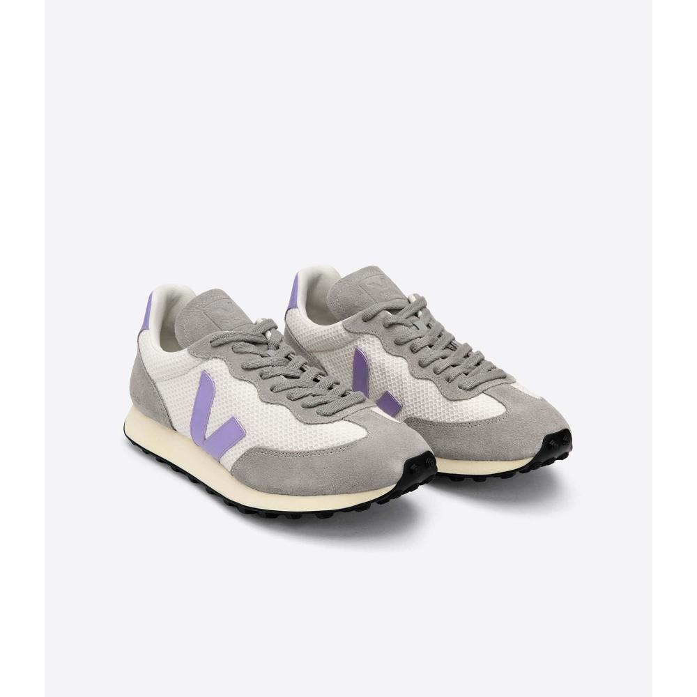 παπουτσια για τρεξιμο γυναικεια Veja RIO BRANCO HEXAMESH Grey/Purple | GR 425RVD